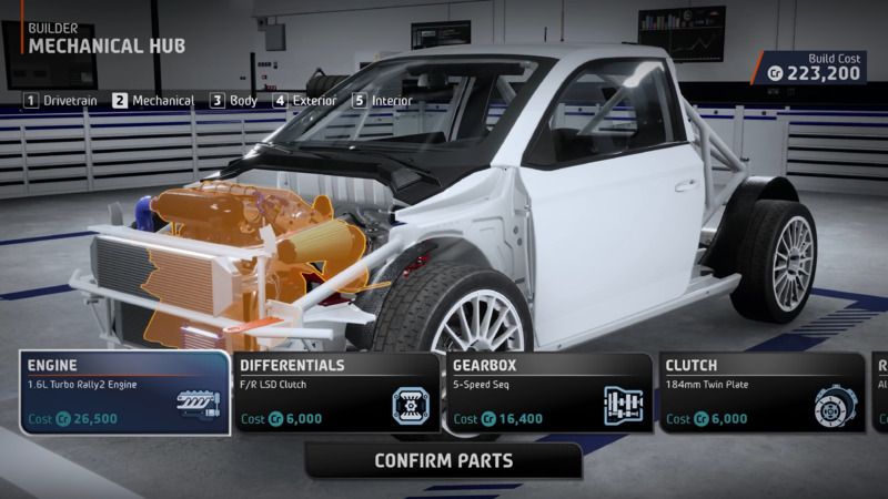 creazione auto su EA sports wrc